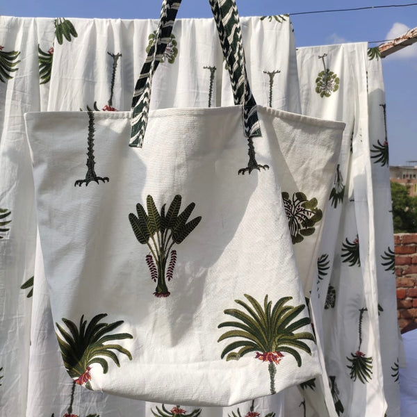 The Palm Tote Bag - The Jungle Emporium