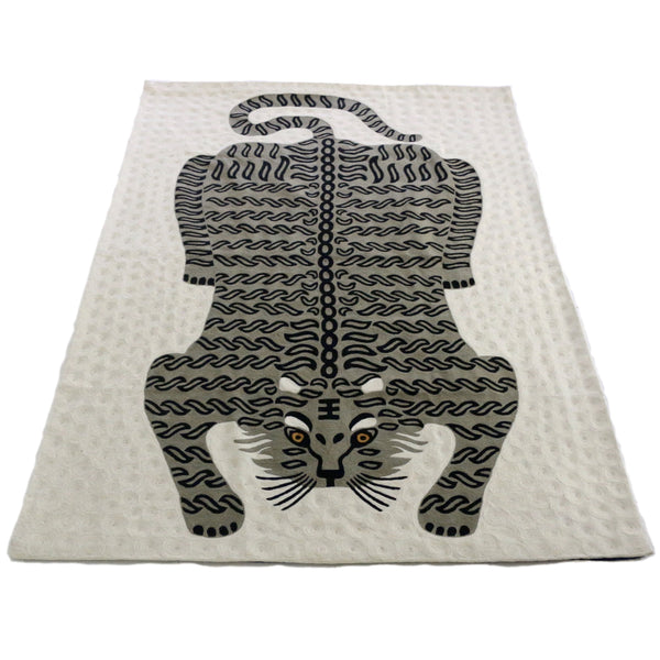 Bengal Tiger Carpet ~ Ivory - The Jungle Emporium