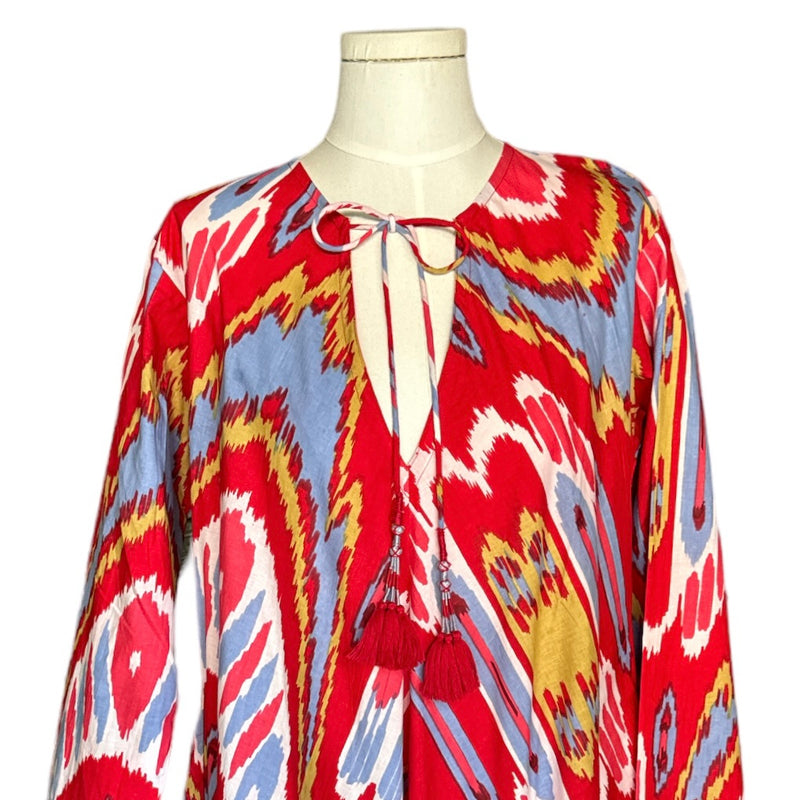 The Anthea Ikat Kaftan ~ various colours - The Jungle Emporium