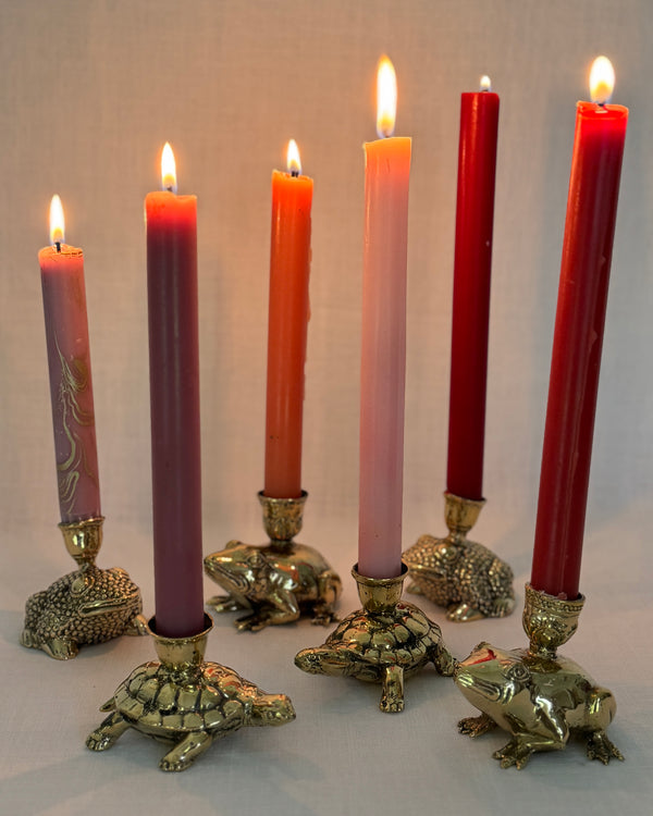 Brass Candleholders ~ various designs