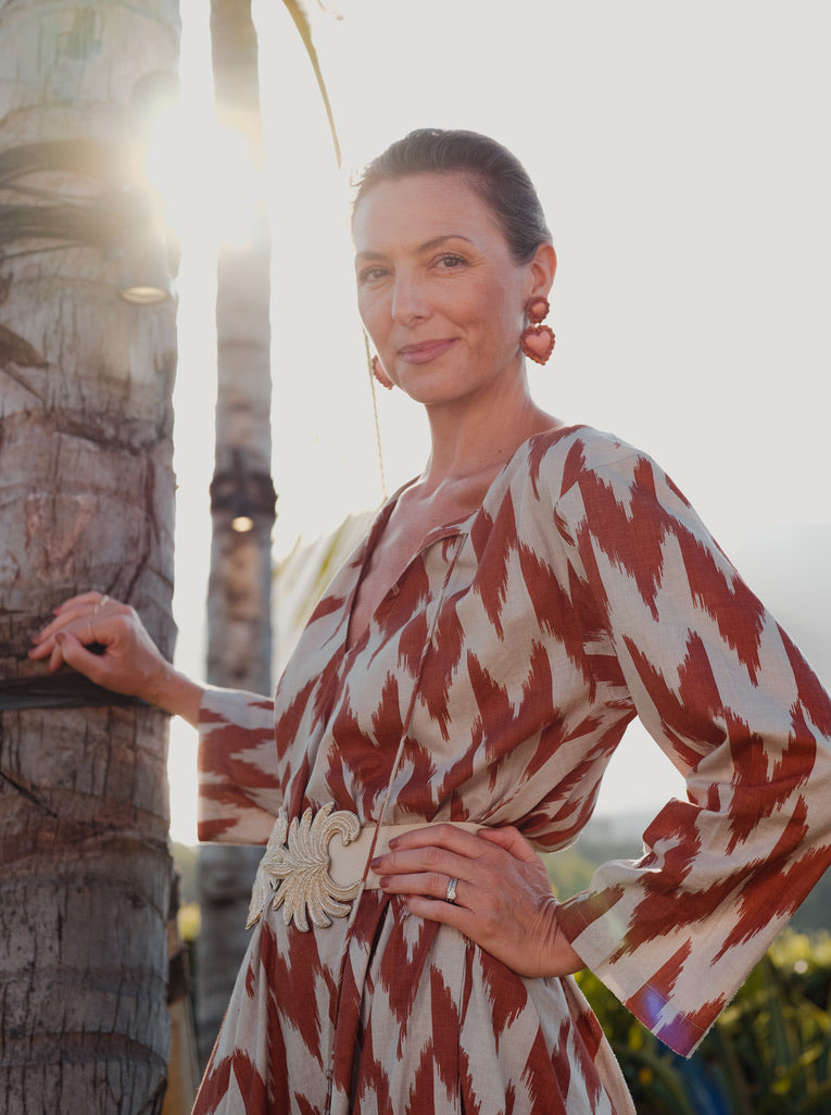 The Carlotta Ikat Kaftan