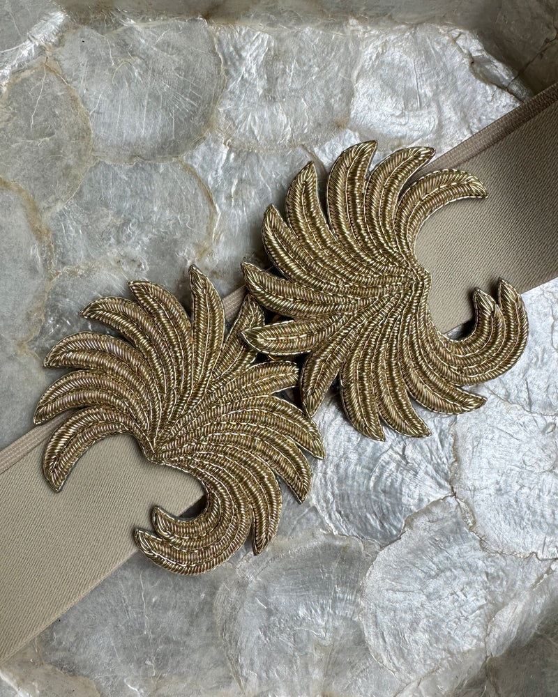 Sophia 203 Embroidered Elastic Belt ~ various