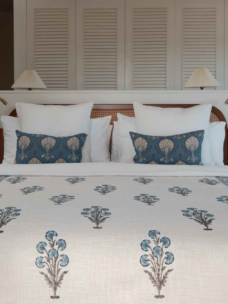 Handwoven Mughal Cotton Blanket ~ various