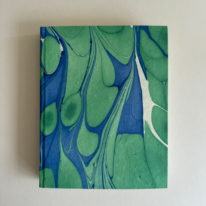Marbled Handmade Paper Journal ~ various colours