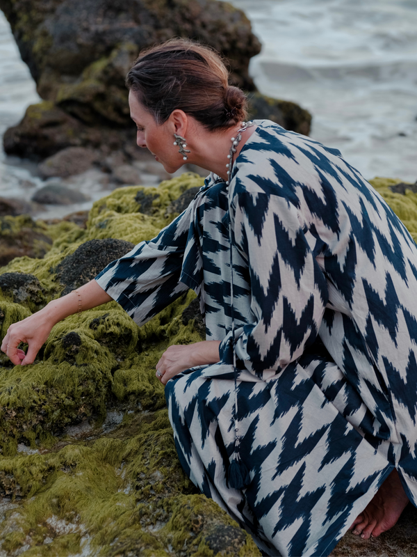 The Carlotta Ikat Kaftan