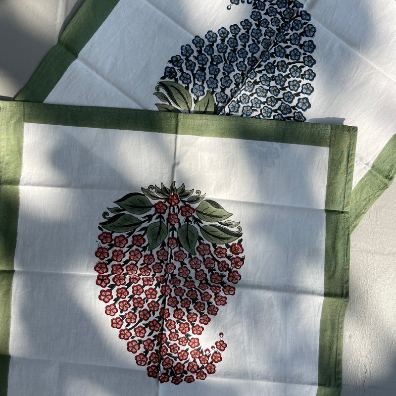 Paisley Block-Print Napkin Set