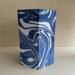 Marbled Handmade Paper Bin ~ various colours