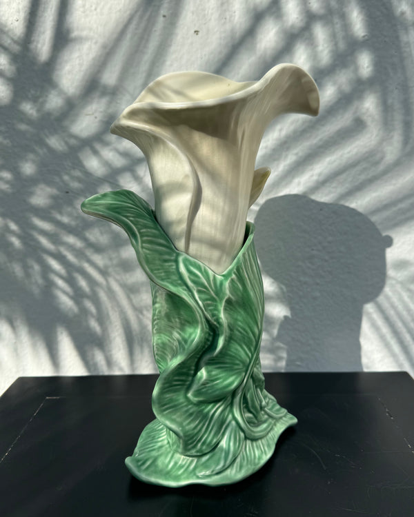 Vintage Art Deco Ceramic Calla Lily Vase from England – The Jungle