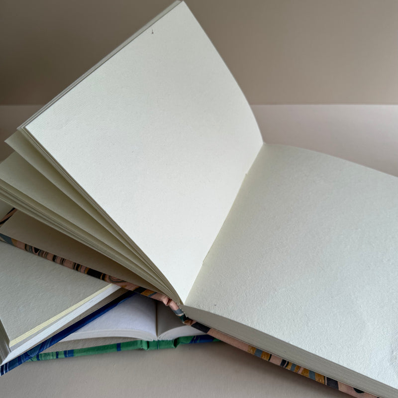 Marbled Handmade Paper Journal ~ various colours