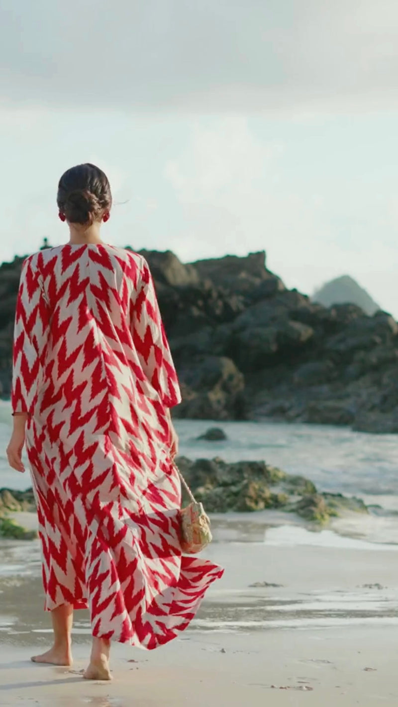 The Carlotta Ikat Kaftan