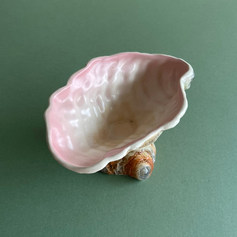 Mid Century Ceramic Shell Bowl