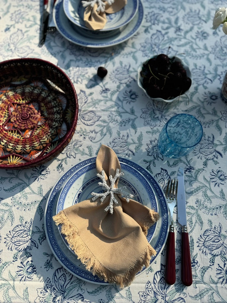 Handmade Cotton Napkin Rope with Tassel