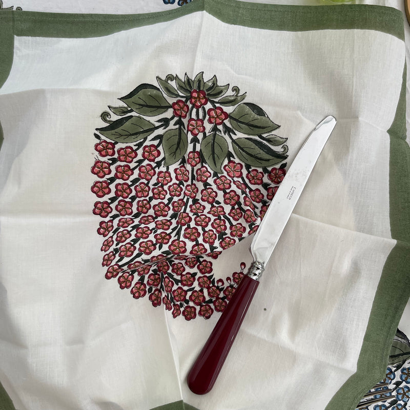 Paisley Mughal Block-Print Tablecloth