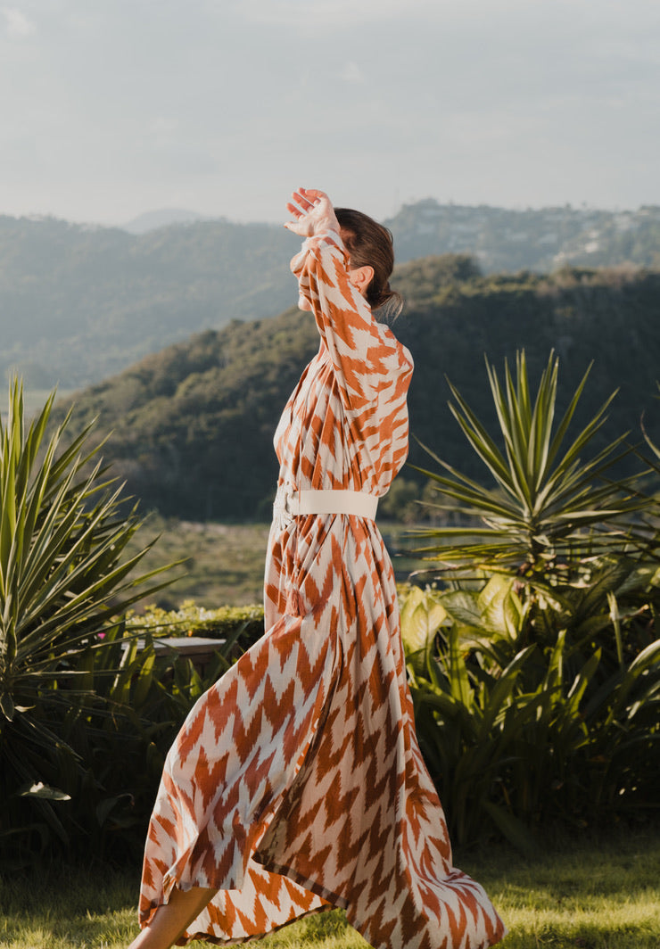 The Carlotta Ikat Kaftan