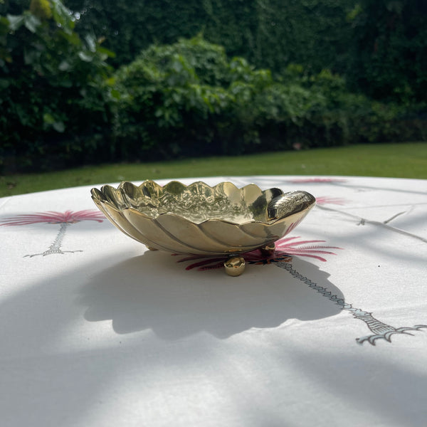 Brass Scallop Shell Bowl