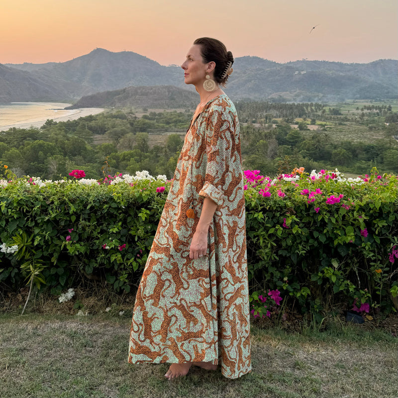 The Leopard Kaftan - The Jungle Emporium