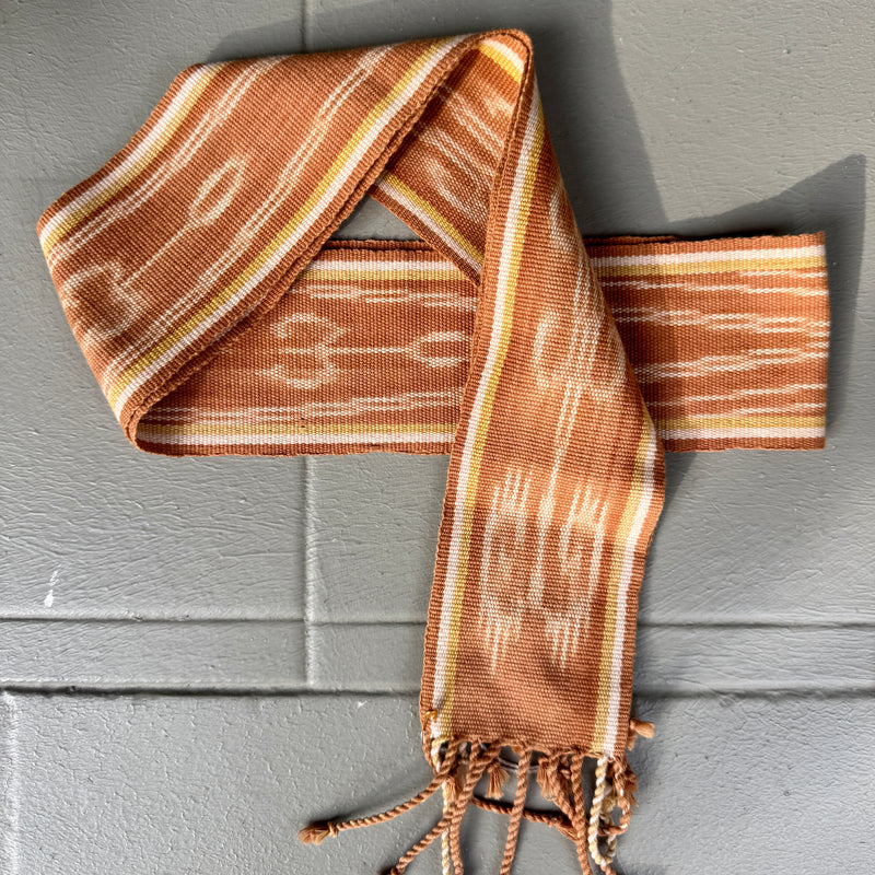 The Ikat Belt ~ Blue and neutral shades