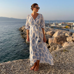The Olympia wrap dress ~ Various Colours