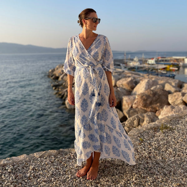 The Olympia wrap dress ~ Various Colours
