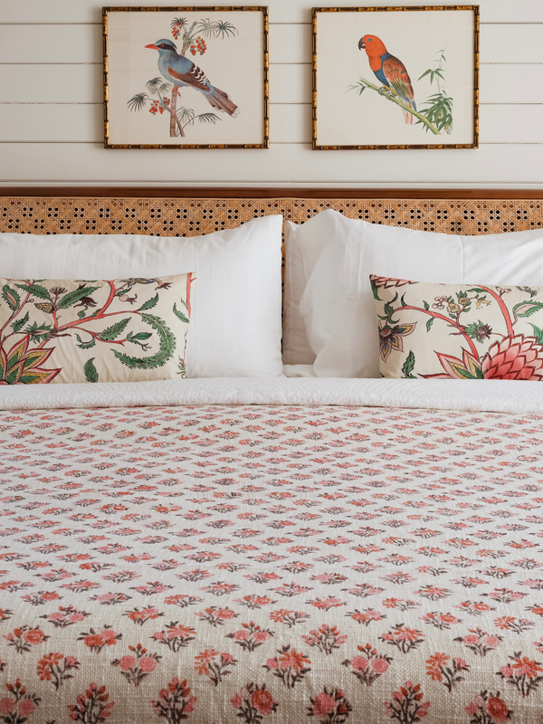 Handwoven Mughal Cotton Blanket ~ various