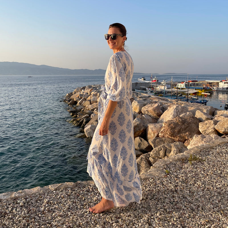 The Olympia wrap dress ~ Various Colours