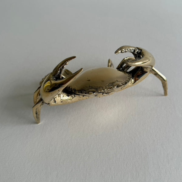 Otto the Brass Crab Sculpture
