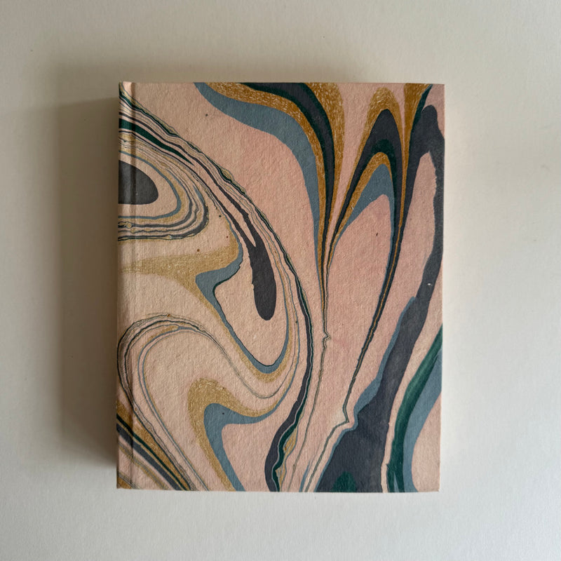 Marbled Handmade Paper Journal ~ various colours - The Jungle Emporium