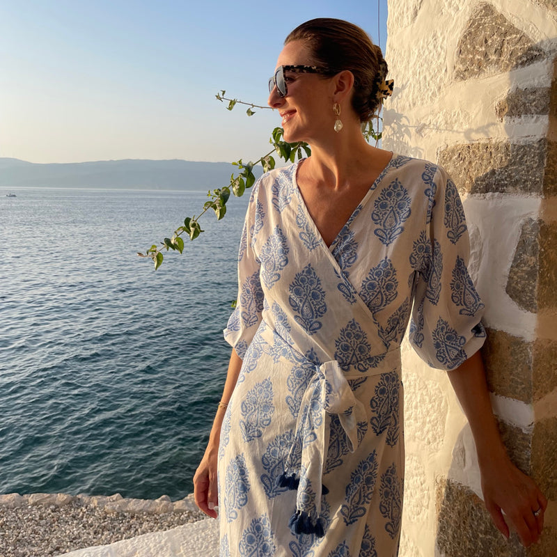The Olympia wrap dress ~ Various Colours
