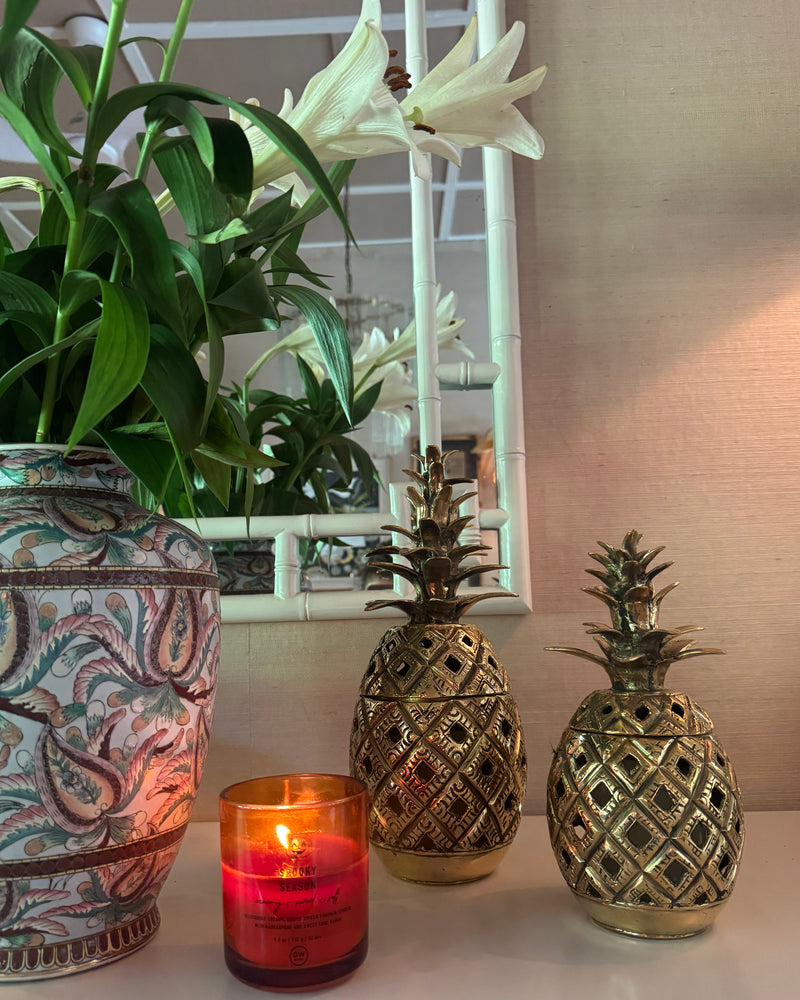 Pineapple Brass Hurricane ~ various sizes