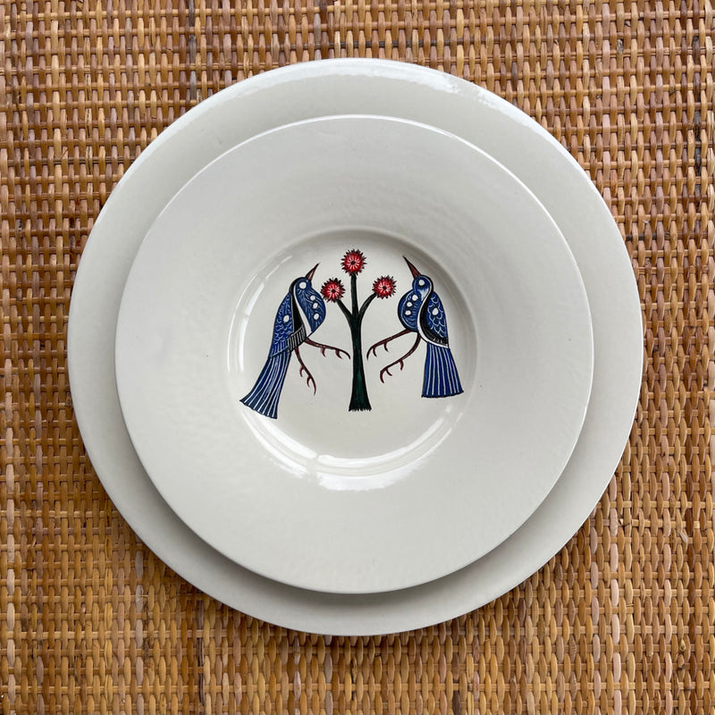 Botanical Bird Plate ~ various sizes - The Jungle Emporium