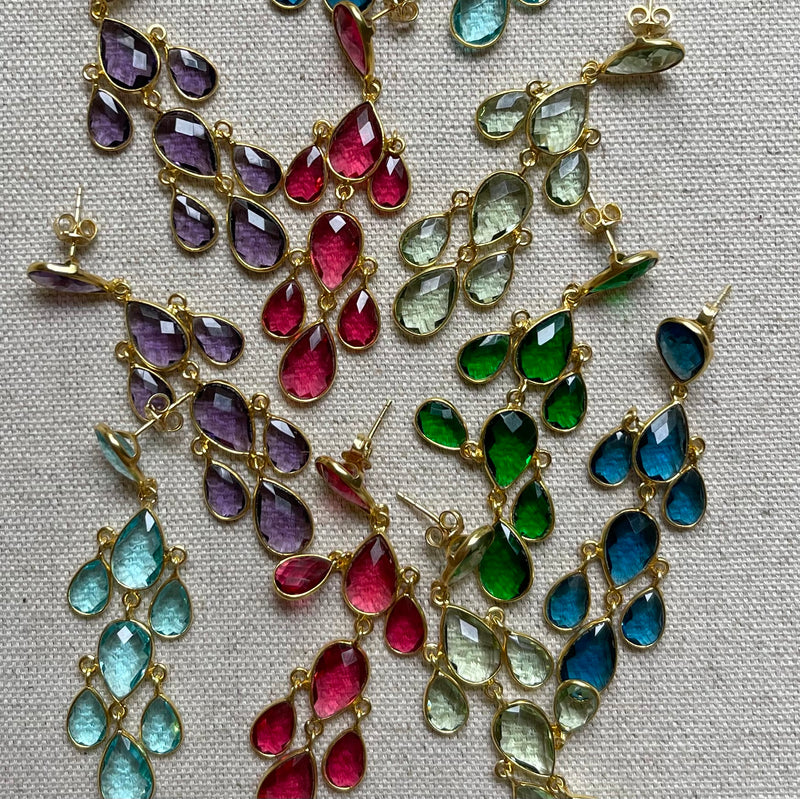 Devi Chandelier Earrings - The Jungle Emporium