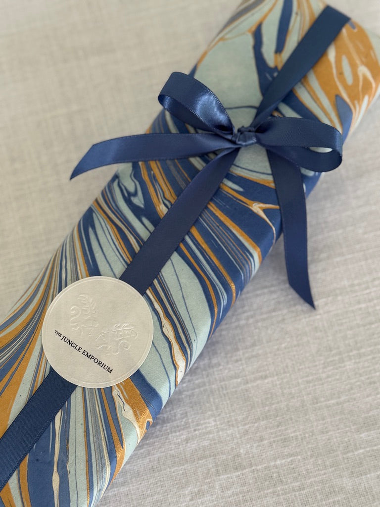 Tapered Chinoiserie Candles ~ set of two