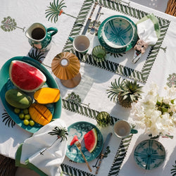 The Palm Block-Print Placemat Set of four
