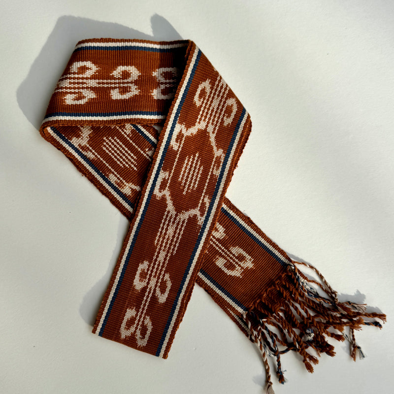 The Ikat Belt ~ Blue shades