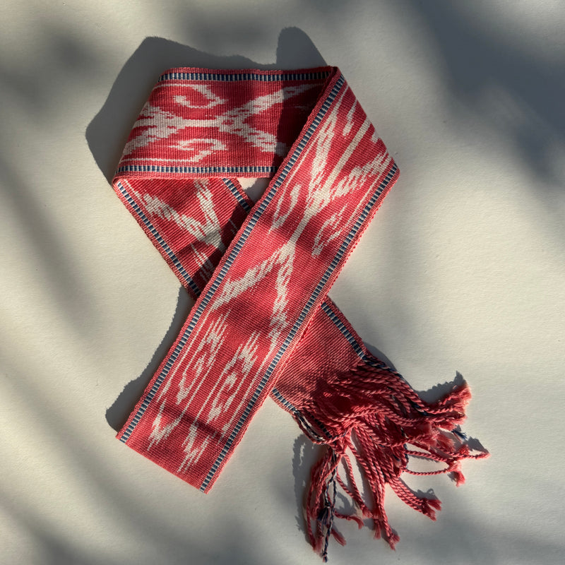 The Ikat Belt ~ Pink & Purple shades