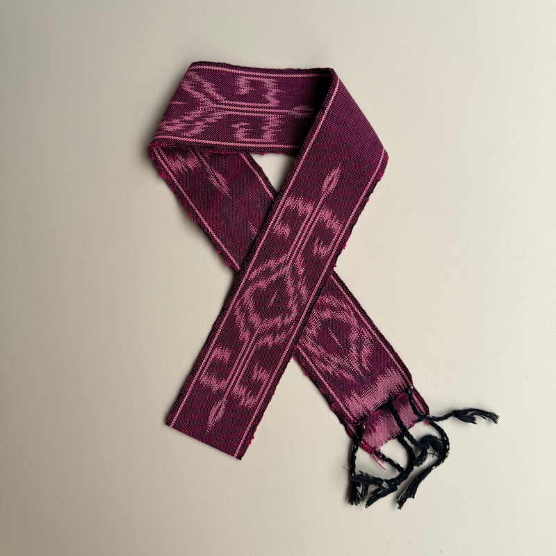 The Ikat Belt ~ Pink & Purple shades