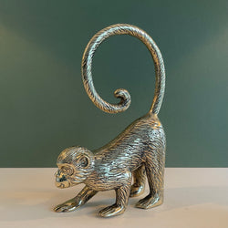 Beppo the brass monkey sculpture