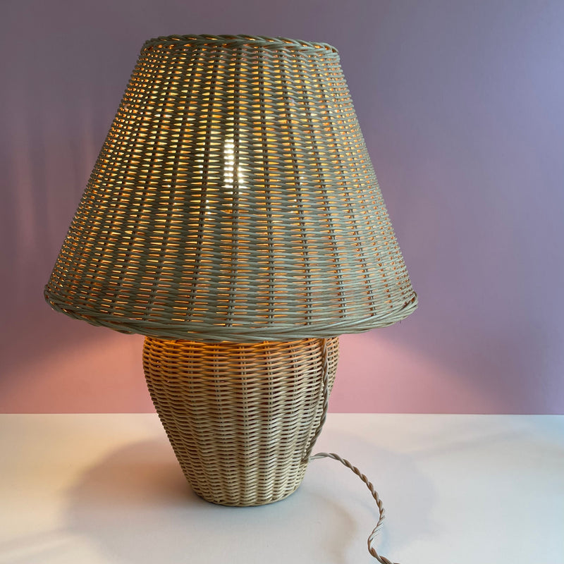 Positano Rattan Table Lamp - The Jungle Emporium