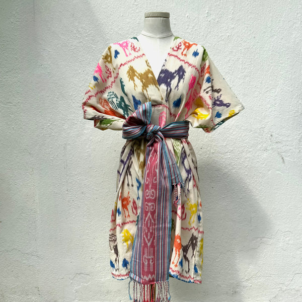 Handwoven wide Ikat Belt ~ No 4