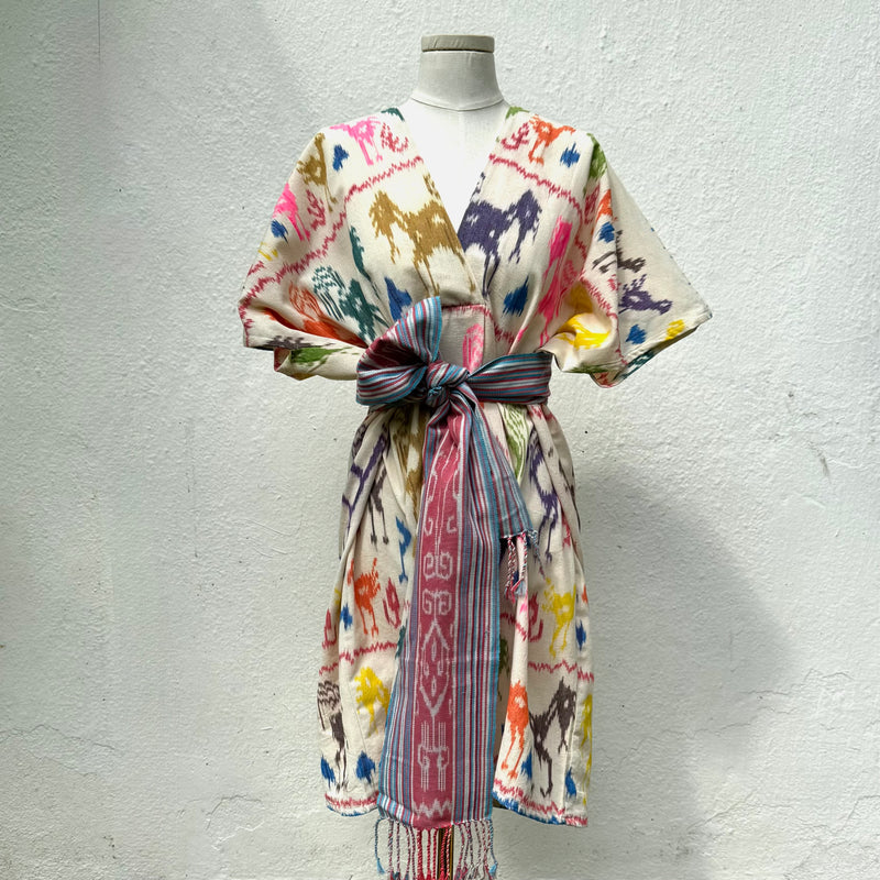 Handwoven wide Ikat Belt ~ No 4