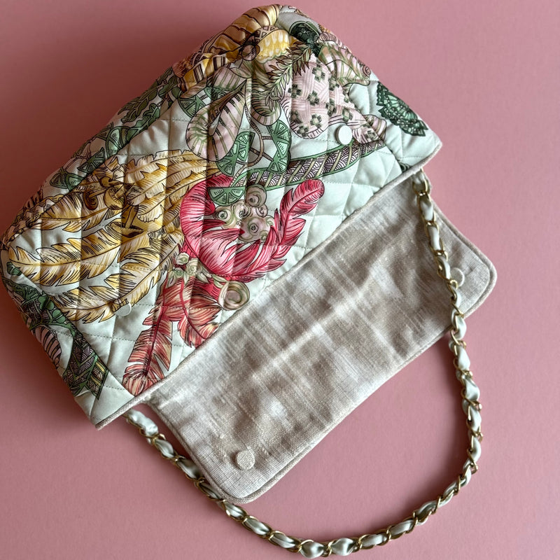 The Confetti Bag ~ Vintage Hermès Carré ‘Chapeau!’