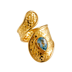 Dewi Gold Curve Ring