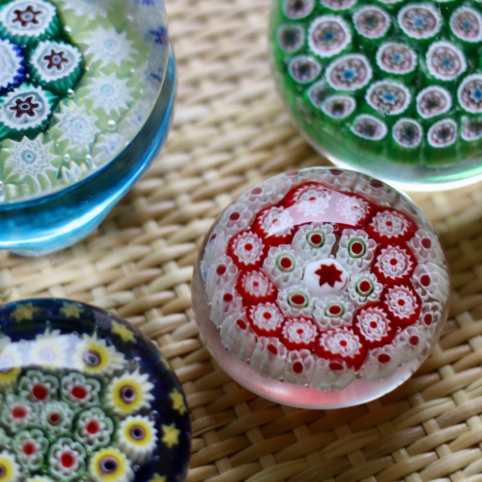 Vintage Fratelli Toso Murano Millefiori Paperweight – The Jungle