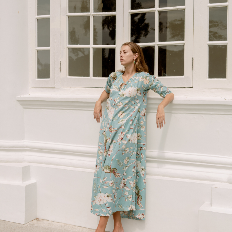 The Chinoiserie Kaftan  ~ Various Colours - The Jungle Emporium