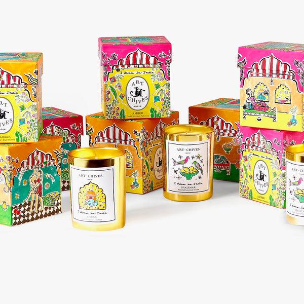 Art Chives Amber Candle ~ Oud, Patchouli, Tobacco
