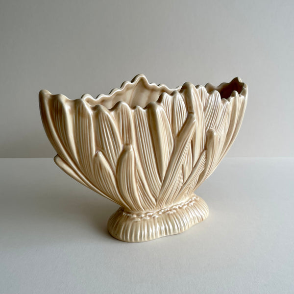 Mid-century Mantel Vase from England ~ beige