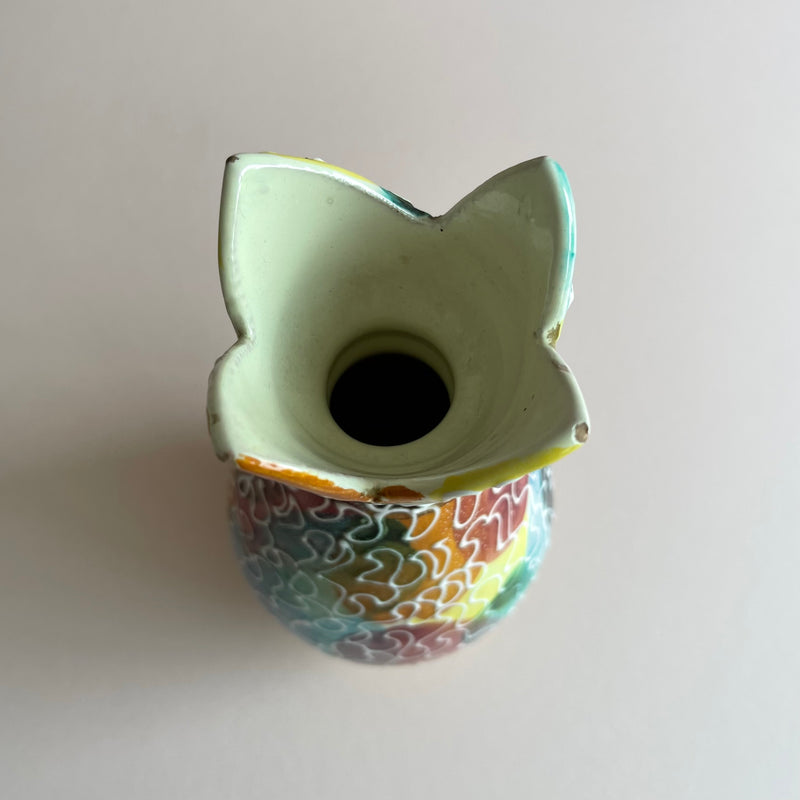 Mid-Century speckled Ceramic Vase from Italy - The Jungle Emporium