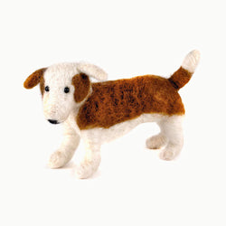 Felted wool dog from Guatemala
