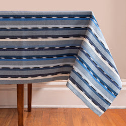 Osmin Handwoven Denim Tablecloth