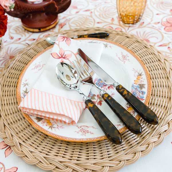 Omega 4 piece cutlery set ~ Tortoiseshell